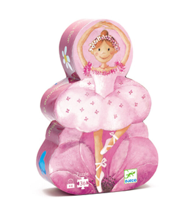 DJECO PUZZLE SILHOUETTE (36 MCX) - BALLERINE