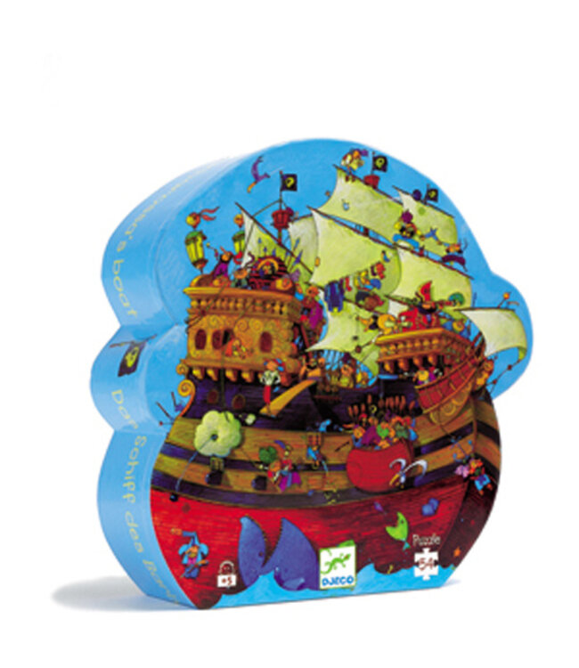 DJECO PUZZLE SILHOUETTE (54 MCX) - BATEAU BARBEROUSSE