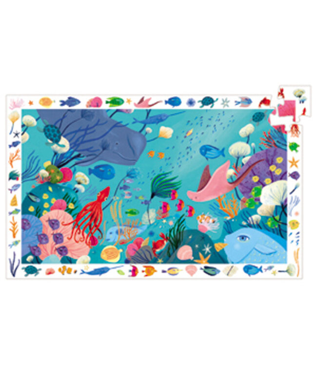 DJECO PUZZLE D'OBSERVATION (54 MCX) - AQUATIQUE