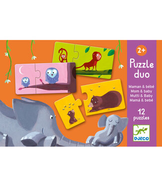 DJECO PUZZLE DUO - MAMAN ET BÉBÉ
