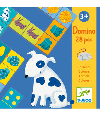 DJECO DOMINO ANIMAUX COULEURS