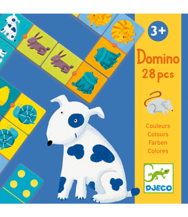DJECO DOMINO ANIMAUX COULEURS