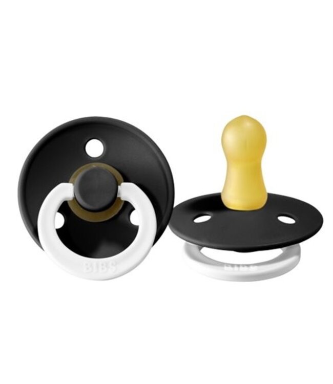 BIBS PACIFIER SUCES (PQT 2) - NOIR (GLOW)