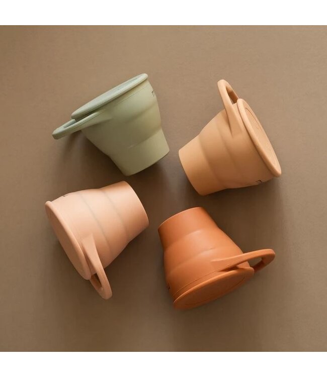 MINIKA BOL À COLLATION AVEC COUVERCLE - STONE