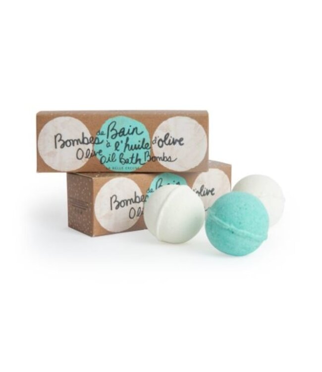 Lolo & Moi ENS. BOMBES DE BAIN À L'HUILE D'OLIVE