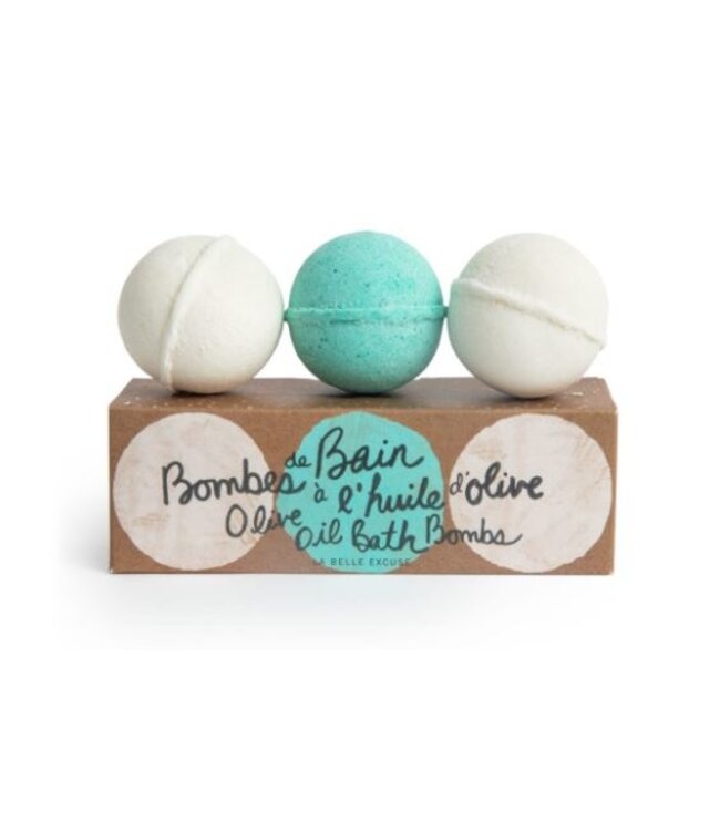 Lolo & Moi ENS. BOMBES DE BAIN À L'HUILE D'OLIVE