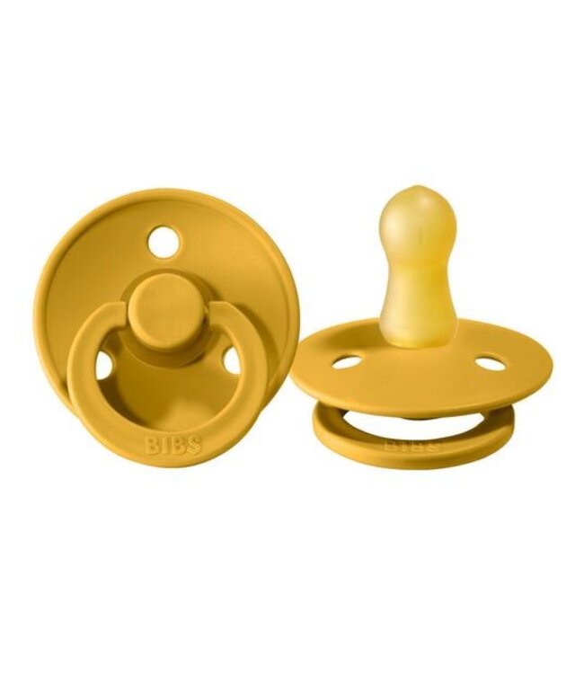 BIBS PACIFIER SUCES (PQT 2) - MOUTARDE