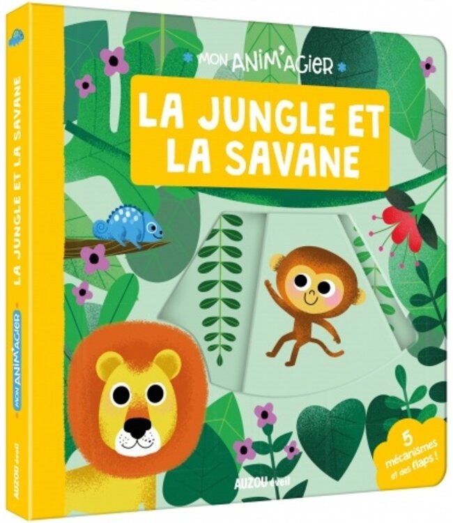 AUZOU MON ANIM'AGIER - LA JUNGLE ET LA SAVANE