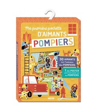 AUZOU MA PREMIÈRE POCHETTE D'AIMANTS : POMPIERS
