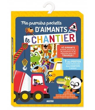 AUZOU MA PREMIÈRE POCHETTE D'AIMANTS : CHANTIER
