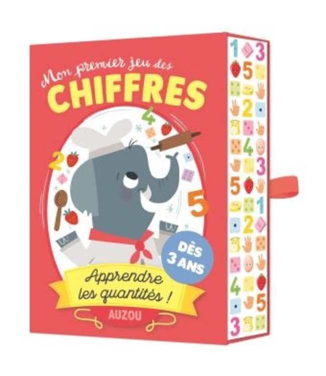 AUZOU JEU DE CARTES - MON PREMIER JEU DES CHIFFRES