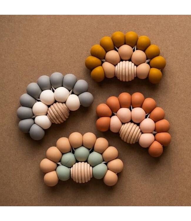 MINIKA ARC-EN-CIEL DE DENTITION - OCRE/NATURAL