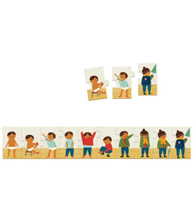 DJECO PUZZLE DUO - JE M'HABILLE