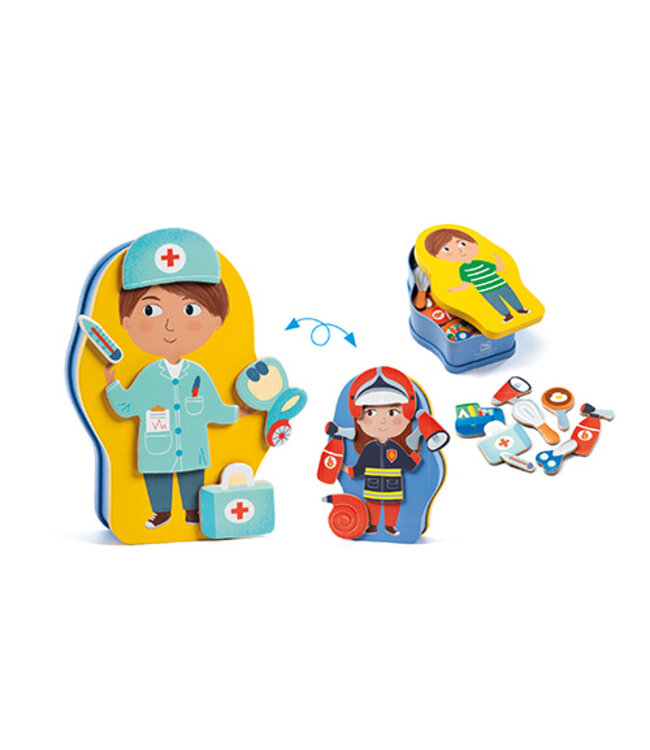 DJECO PUZZLE MAGNETIC'S JOBISSIMO