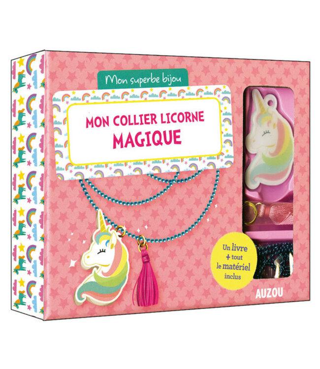 AUZOU PETIT COFFRET - MON COLLIER LICORNE MAGIQUE