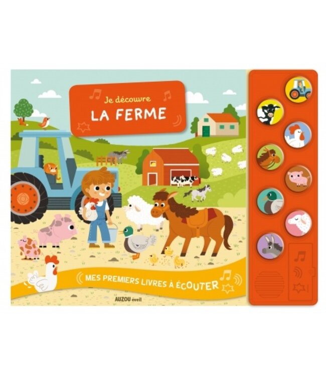 AUZOU MES 1ERS LIVRES À ÉCOUTER - JE DÉCOUVRE LA FERME