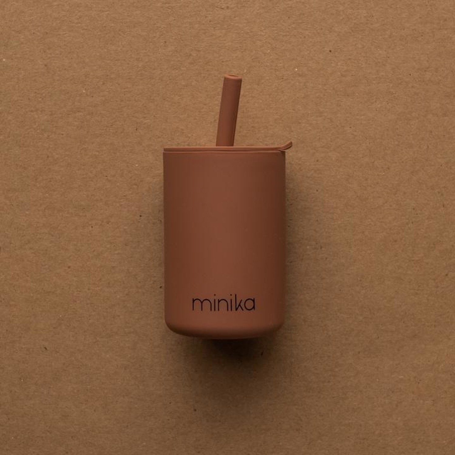 Le verre à paille des tout-petits en silicone, Minika