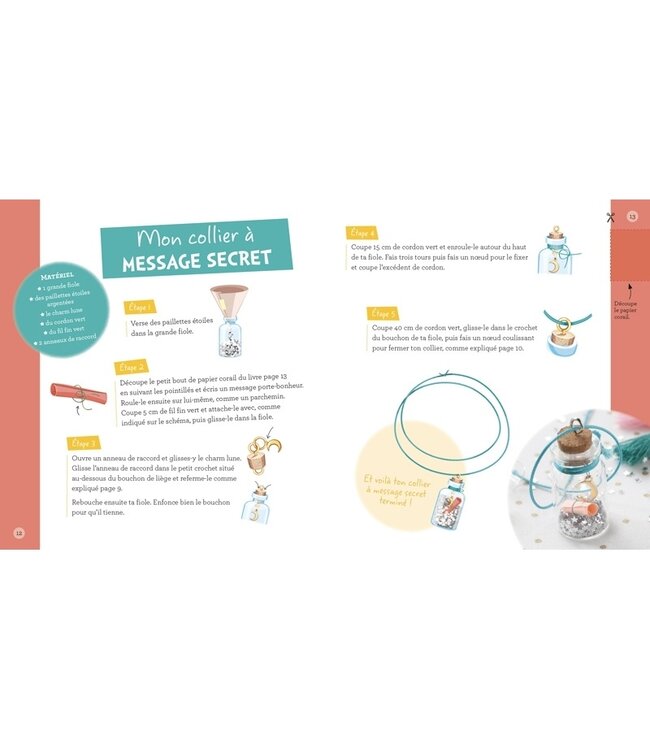 AUZOU COFFRET - MES BIJOUX FIOLES PORTE-BONHEUR