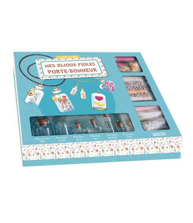 AUZOU COFFRET - MES BIJOUX FIOLES PORTE-BONHEUR