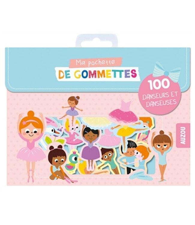 AUZOU MA POCHETTE DE GOMMETTES - DANSEURS ET DANSEUSES