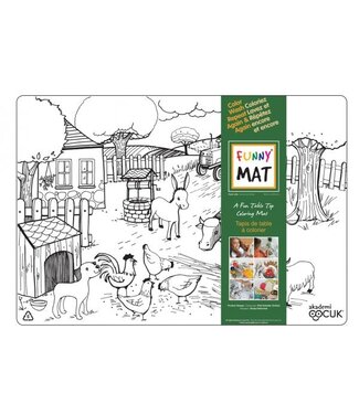 FUNNYMAT TAPIS A COLORIER - FERME