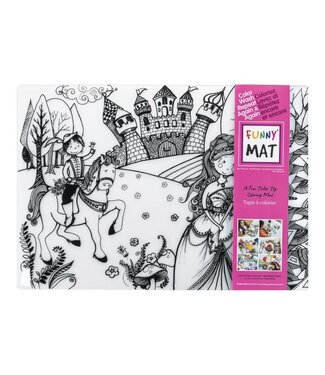 FUNNYMAT TAPIS A COLORIER - PRINCESSES