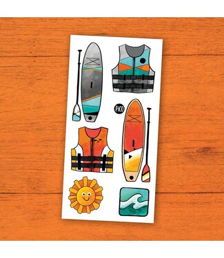 PiCO TATOO TATOUAGES TEMPORAIRES - LES PLANCHES À PAGAIES