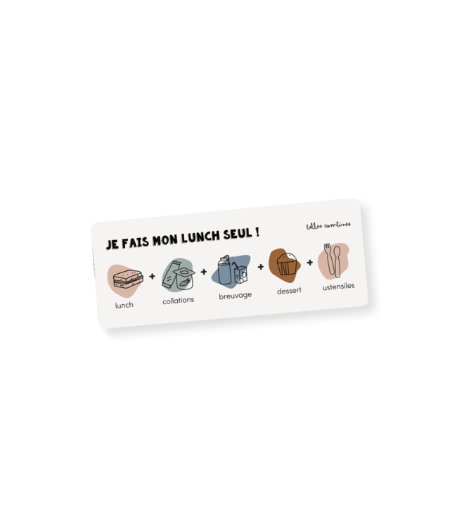 LES BELLES COMBINES TROUSSE DE SURVIE AUX REPAS