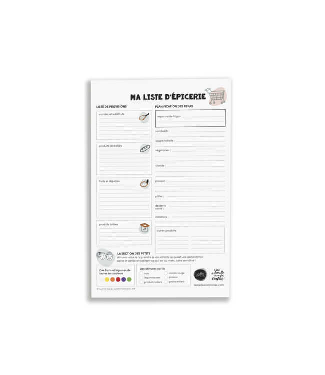 LES BELLES COMBINES TROUSSE DE SURVIE AUX REPAS