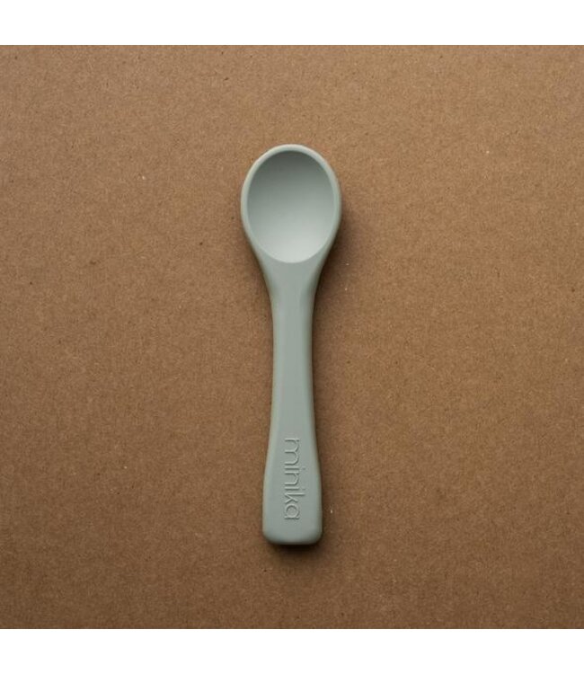 MINIKA CUILLÈRE EN SILICONE - SAUGE