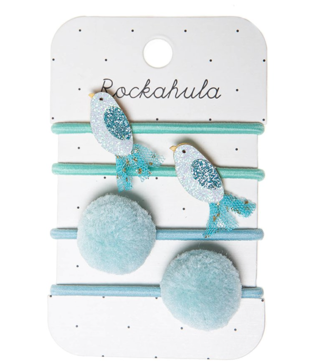 ROCKAHULA ENS. D'ÉLASTIQUES BELLA BLUEBIRD GLITTER - BLUE