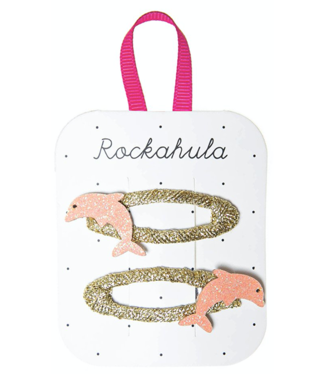 ROCKAHULA ENS. BARRETTES DOLLY DOLPHIN - PINK