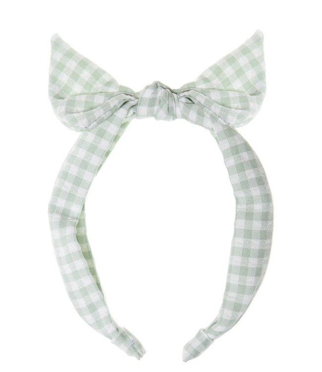 ROCKAHULA SERRE-TÊTE GINGHAM - GREEN