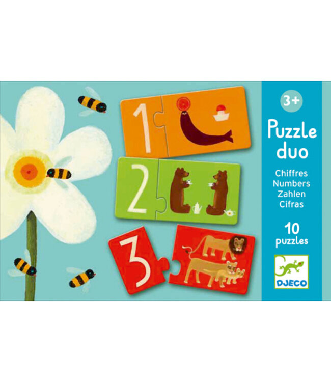 DJECO PUZZLE DUO - CHIFFRES