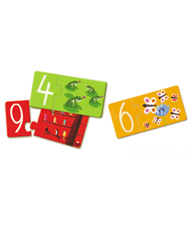 DJECO PUZZLE DUO - CHIFFRES