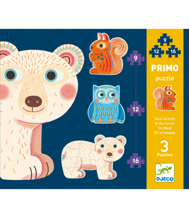 DJECO PUZZLE PRIMO - DANS LA FORÊT
