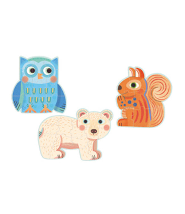 DJECO PUZZLE PRIMO - DANS LA FORÊT