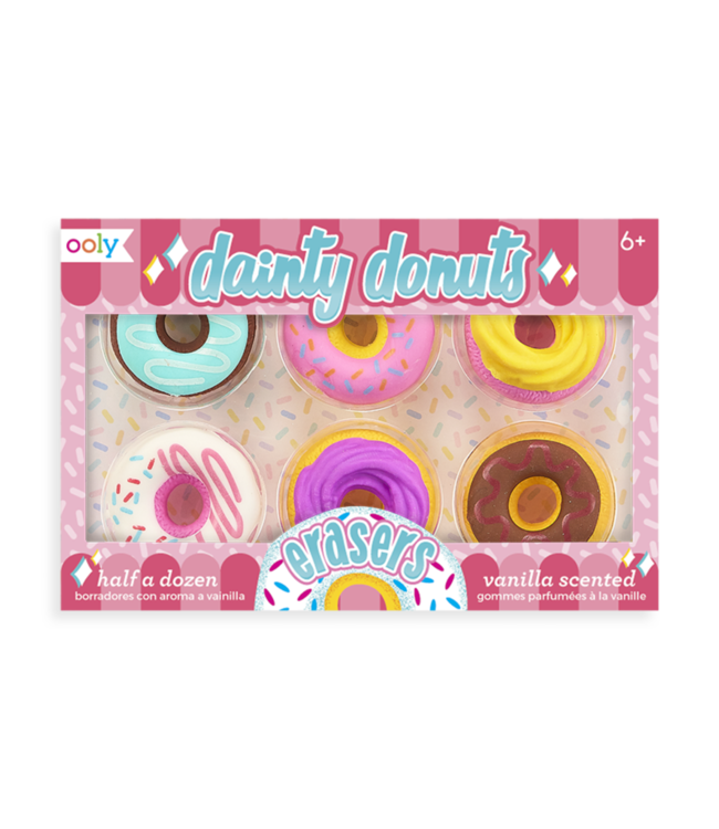 OOLY ENS. 6 GOMMES À EFFACER PARFUMÉS - DAINTY DONTUS