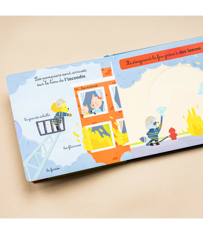 AUZOU MON ANIM'AGIER - LES POMPIERS