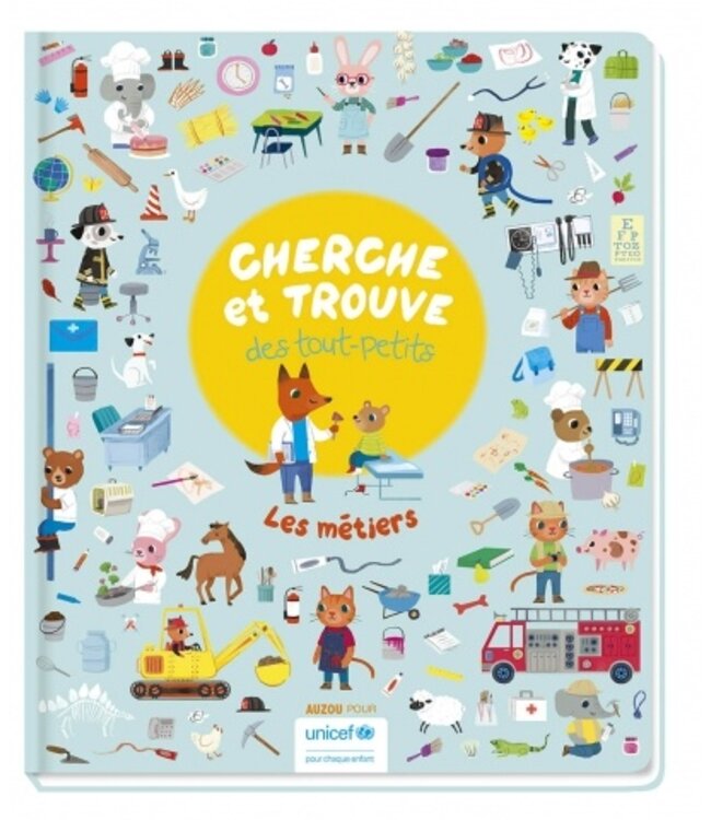 AUZOU CHERCHE ET TROUVE DES TOUT-PETITS - LES MÉTIERS