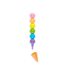 OOLY CRAYONS EMPILABLES CORNET DE CRÈME GLACÉE