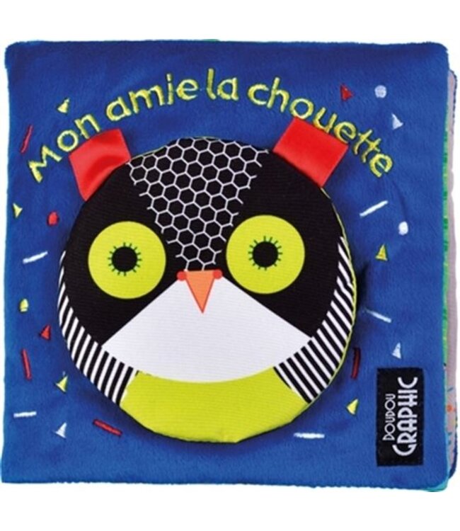 LIVRE EN TISSUS - MON AMIE LA CHOUETTE