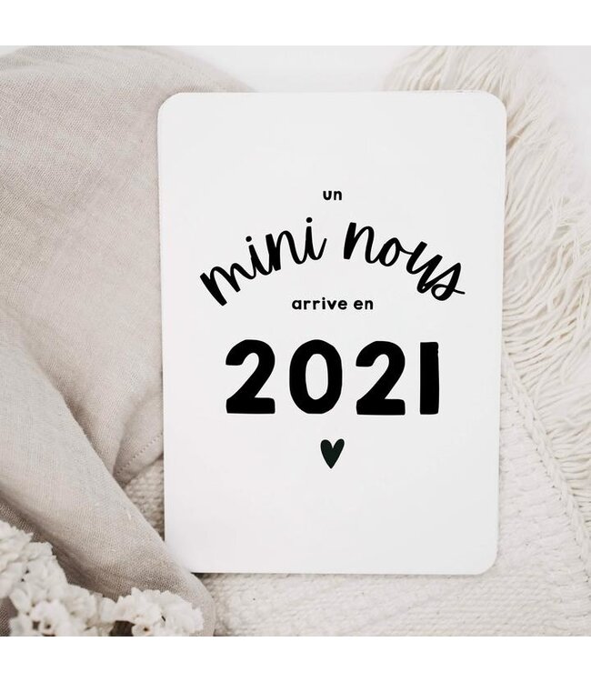 LE PETIT TABLEAU NOIR CARTON SOUVENIR - MINI NOUS 2021