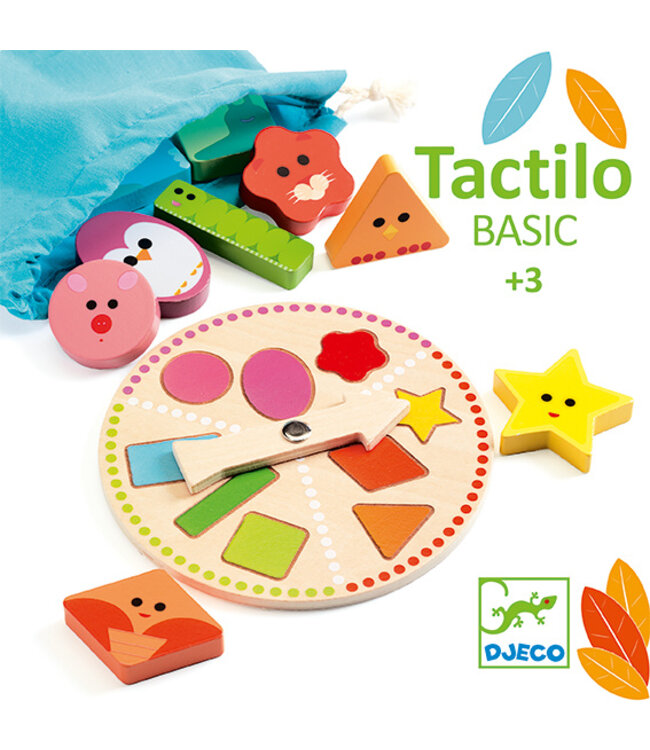 DJECO JEU DE RECONNAISSANCE TACTILE - TACTILOBASIC