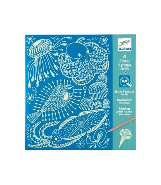DJECO CARTES À GRATTER - SEA LIFE