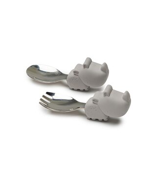 LOULOU LOLLIPOP ENS. CUILLÈRE/FOURCHETTE - RHINO