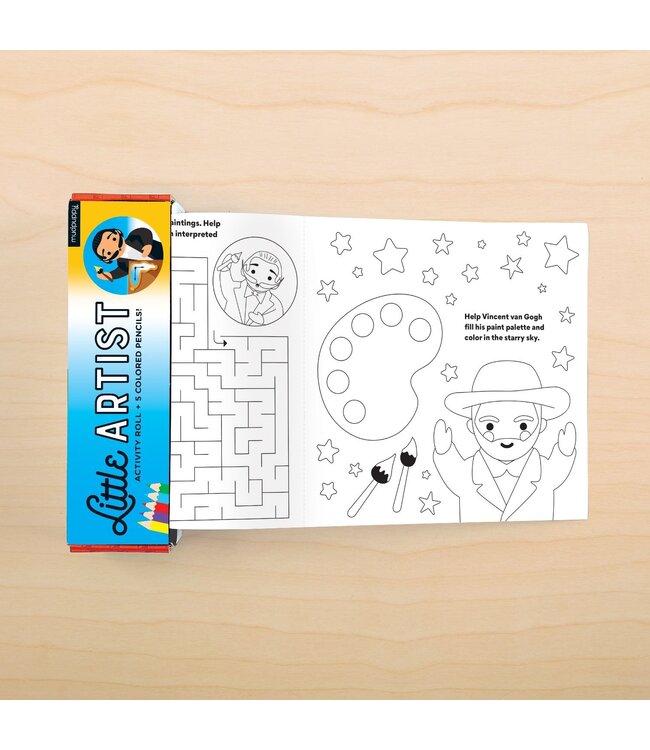 ROULEAU DE COLORIAGE & ACTIVITÉS - LITTLE ARTIST