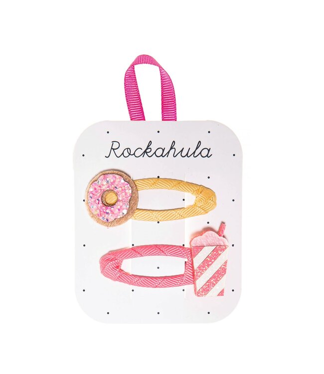 ROCKAHULA ENS. 2 BARRETTES - BEIGNE ET MILKSHAKE