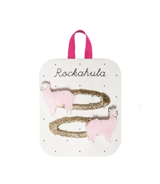ROCKAHULA ENS. 2 BARRETTES - LOTTIE LLAMA