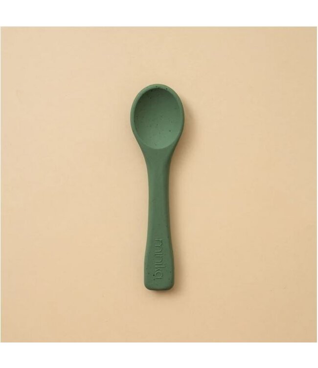 MINIKA CUILLÈRE EN SILICONE - LEAF